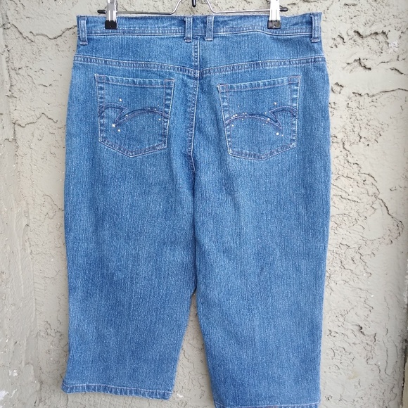 Gloria Vanderbilt capri Jeans - Picture 7 of 8